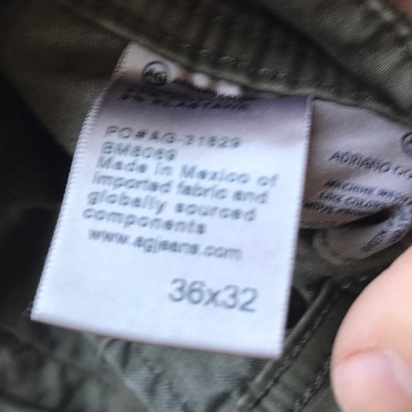 Olive AG 36/32 never worn chinos. Mint condition - Picture 3 of 3